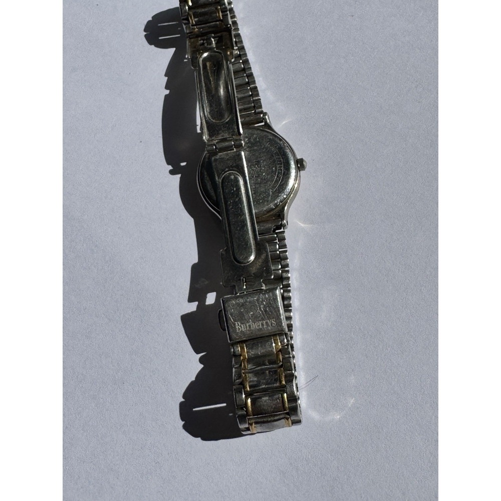 Burberry Vintage Watch Women's Gold / Silver Untested AS-IS - Picture 4 of 5